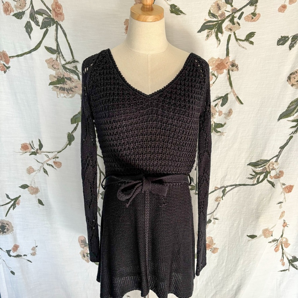 Vertigo Black Sweater Dress